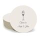 Bubbly Champagne Round Coasters Image 2 of 4